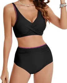 bikini-plus-size-wysoki-stan-modelujace-brzuch-czarne-l