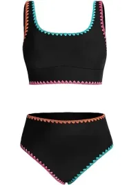 stroj-kapielowy-bikini-wysoki-stan-cupshe-kolorowe-obszycie-czarny-m
