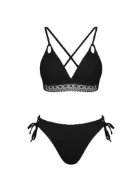 bikini-damskie-teksturowane-koronka-v-neck-wiazane-czarne-cupshe-m-l