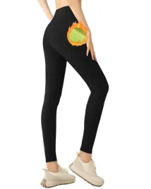 legginsy-damskie-wysoki-stan-ocieplane-czarne-xl
