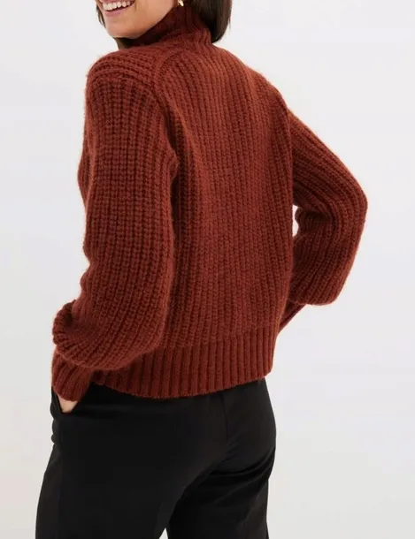 rainbow-sweter-ze-stojka-brazowy-48-50-linia-regular