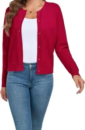 sweter-damski-kardigan-czerwony-kesser-m