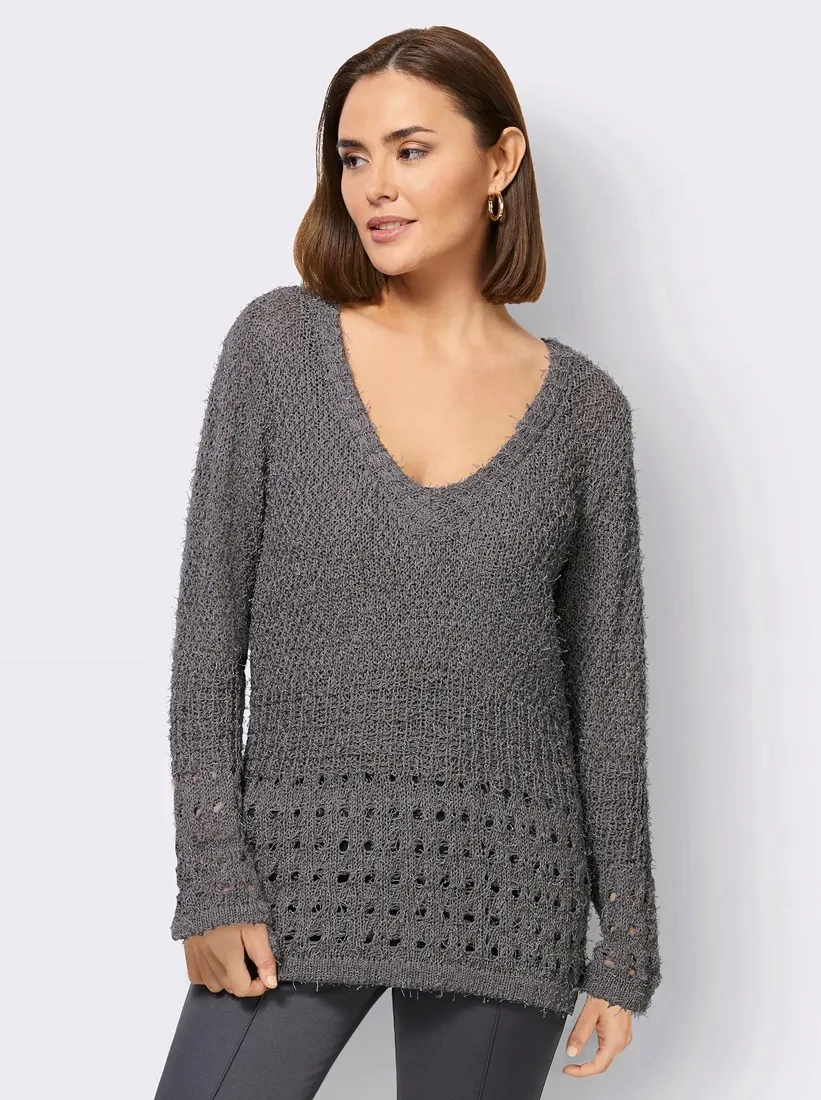 creation-l-szary-sweter-40-stan-nowy