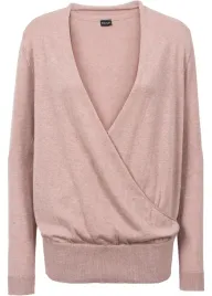 bodyflirt-sweter-rozowy-z-kopertowym-zalozeniem-32-34