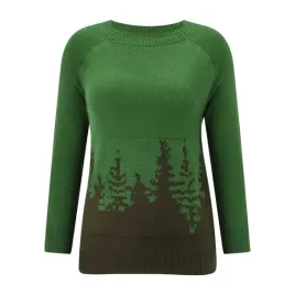 sweter-damski-z-okraglym-dekoltem-cieply-rozmiar-m-trendimax-zielony