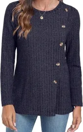 sweter-damski-cienki-prazkowany-ozdobne-guziki-grecerelle-granatowy-m