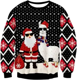 swiateczny-sweter-meski-zabawny-mikolaj-l-czarny