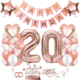 balonowa-dekoracja-na-20-urodziny-balony-girlandy-rozowe-zloto-tophope