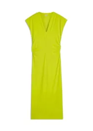 bodyflirt-zolta-neonowa-sukienka-z-marszczeniem-48-50