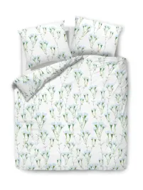 posciel-bawelniana-180x200-cottonlove-biala-delikatne-niebieskie-kwiaty