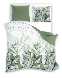 posciel-bawelniana-liscie-140x200-natura-komplet