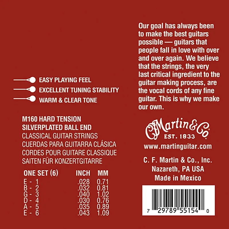 struny-martin-classical-nylon-m260-ball-end