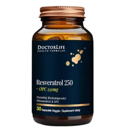 suplement-diety-doctor-life-resveratrol-250-opc-30-kapsulek