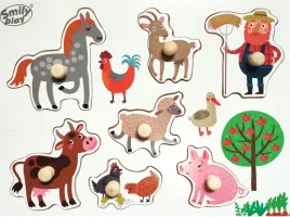 drewniana-ukladanka-zwierzeta-farma-puzzle-z-uchwytem-smily-play
