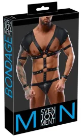 svenjoyment-bondage-body-meskie-paski-czarne-m-regulowane-uprzeze