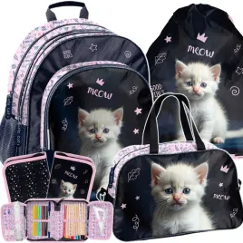 kotek-plecak-szkolny-z-kotkiem-dla-dziewczynek-do-1-klasy-komplet-4w1-cats