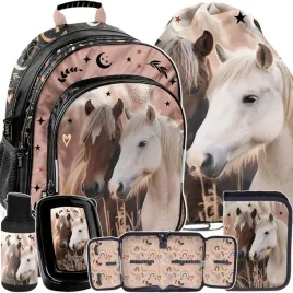 plecak-szkolny-z-koniem-dla-dziewczynek-do-1-klasy-komplet-5w1-horse-konie