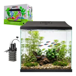 aquael-leddy-mini-35-akwarium-19l-zastaw-zbiornik-szlo-pokrywa-filtr