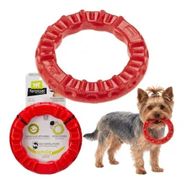 zabawka-dla-psa-ferplast-smile-m-czerwony-gryzak-na-smaczki-mocna-ring