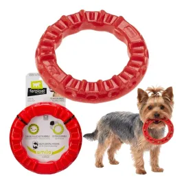 gryzak-dla-psa-ferplast-smile-ring-m-czerwony-zabawka-dentystyczna-mocna