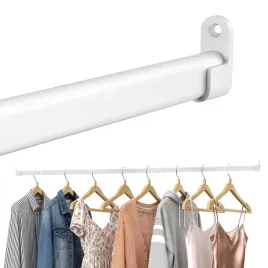 drazek-na-ubrania-25-mm-teleskopowy-43-131-cm-garderobiany-bialy