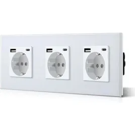 gniazdko-elektryczne-3x-usb-a-usb-c-szklany-panel-bialy-bseed-do-domu-biura