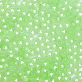 koraliki-do-bransoletek-serca-zielone-100szt-diy