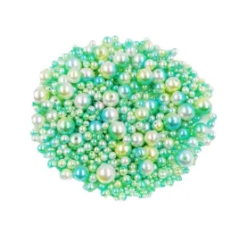koraliki-akrylowe-zielone-cieniowane-3-8mm-100-szt