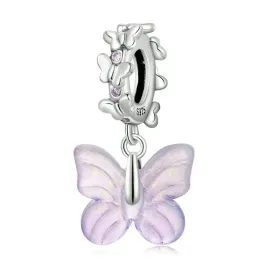 fraise-charms-srebro-s925-motylek-fioletowy