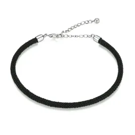 fraise-bransoletka-sznurkowa-ze-srebrem-925-charms