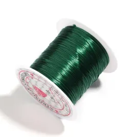 zylka-gumka-02mm-1mm-plaska-zielona-do-bransoletek-koralikow-40m
