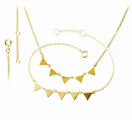 zlocony-komplet-gwiazd-choker-trojkat-triangle