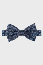 granatowa-mucha-meska-paisley-elegancki-wzor