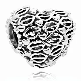 srebrny-charms-do-pandora-beads-serce-pocalunek