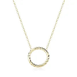 zlocony-naszyjnik-gwiazd-kolko-circle-ring-skretka
