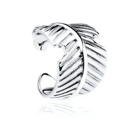 elegancka-rodowana-srebrna-nausznica-kolczyk-na-malzowine-ear-cuff-lisc-lis