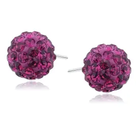 kolczyki-wkretki-kule-swarovski-fuksja-fiolet-10mm