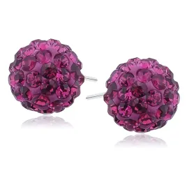 kolczyki-wkretki-kule-swarovski-fuksja-fiolet-12mm