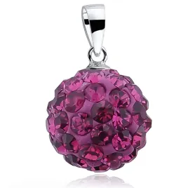 wisiorek-kulka-kuleczka-fuksja-swarovski-12mm