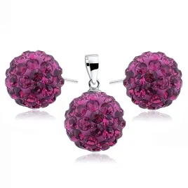 klasyczny-komplet-fuksja-swarovski-kulki-kule-12mm