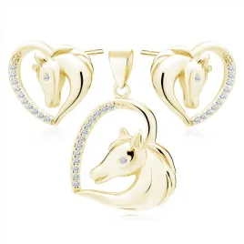 pozlacany-srebrny-komplet-serce-heart-konik-horse