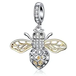 srebrny-koralik-charms-beads-pszczola-pszczolka