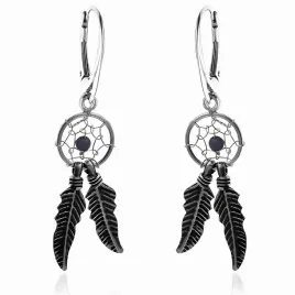 wiszace-srebrne-kolczyki-lapacz-snow-dreamcatcher