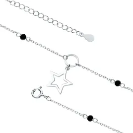 rodowana-srebrna-bransoletka-na-noge-gwiazdka-star