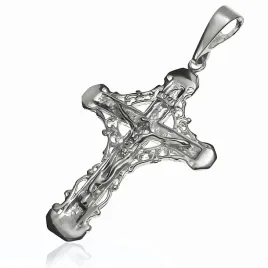 elegancki-duzy-srebrny-azurowy-krzyz-gruby-lancuch