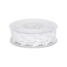 liscie-listki-diy-materialowe-na-szpulce-biale-15-metrow