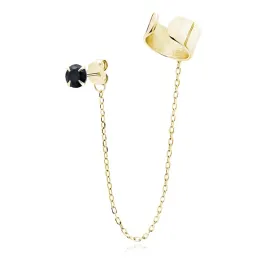 klasyczna-nausznica-na-malzowine-ear-cuff-z-lancuszkiem-pozlacane-srebro