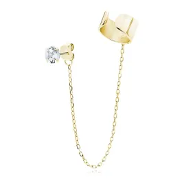 klasyczna-nausznica-na-malzowine-ear-cuff-z-lancuszkiem-pozlacane-srebro