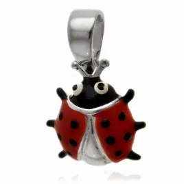elegancki-emaliowany-srebrny-wisiorek-zawieszka-czerwona-biedronka-ladybug
