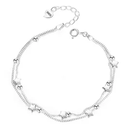 fraise-bransoletka-stars-srebro-s925-podwojna